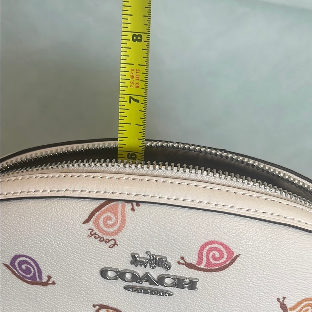 Coach White Crossbody Bag with Multicolor Accents - Picture 13 of 14